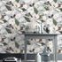 Vliestapete Floral Blumen Grau Grün Creme 10508-31 Zimmer 1