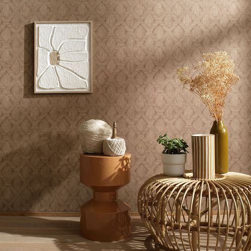 Vliestapete Grafisch Streifen Muster Braun 10509-11 Zimmer