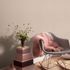 Vliestapete Textiloptik Einfarbig Rosa Beige 10510-05 Zimmer 1
