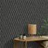 Tapete Guido Maria Kretschmer Betonoptik Schwarz 10523-15 Raum 5