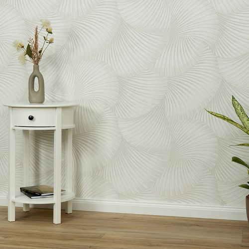 Tapete Guido Maria Kretschmer Fächer Creme Grau 10525-38 Zimmer