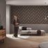 Tapete Guido Maria Kretschmer 3D-Effekt Schwarz Bronze Zimmer 1