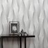 Tapete Guido Maria Kretschmer 3D-Effekt Silber Metallic Raum 5