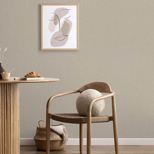 Tapete Guido Maria Kretschmer Uni Taupe 10542-37 Zimmer