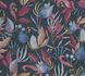 Vliestapete Floral Exotisch Blätter Blau Rot 79062-3 7