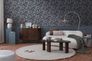 Vliestapete Floral Exotisch Blätter Blau Rot 79062-3 Wohnzimmer 6