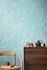 Vliestapete Blätter Tropisch Blau Metallic 79064-3 Zimmer 5