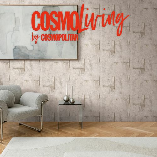 Vliestapete Putzoptik Industrial Grau Metallic 79085-3 COSMOLiving