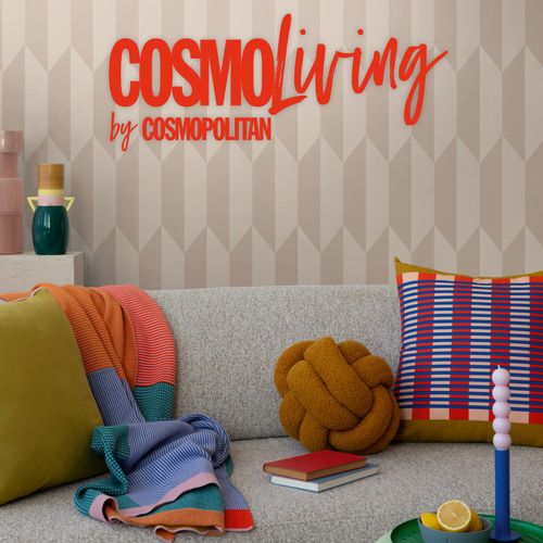 Vliestapete 3D-Effekt Grafisch Beige Metallic 79086-1 COSMOLiving