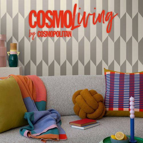 Vliestapete 3D-Effekt Grafisch Creme Silber Metallic 79086-3 COSMOLiving