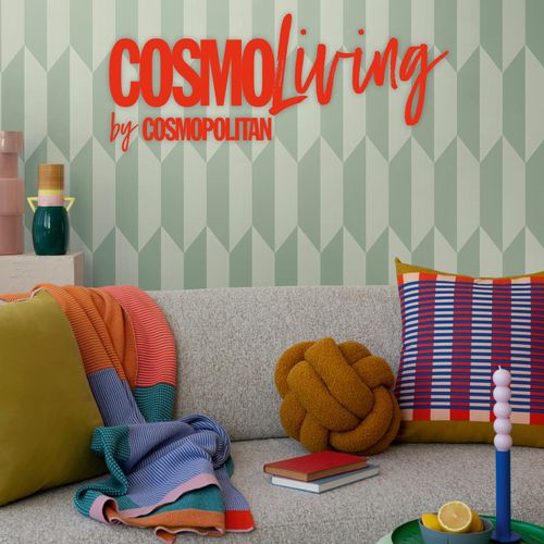 Vliestapete 3D-Effekt Grafisch Grün Metallic 79086-4 COSMOLiving