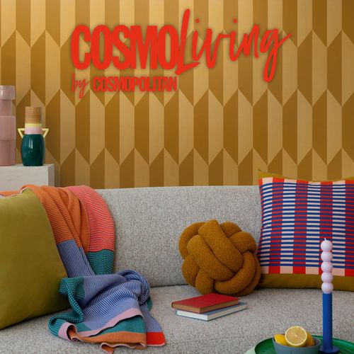Vliestapete 3D-Effekt Grafisch Gold Metallic 79086-6 COSMOLiving