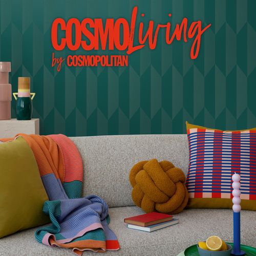 Vliestapete 3D-Effekt Grafisch Petrol Metallic 79086-7 COSMOLiving