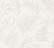 Vliestapete Tropisch Floral Weiß Grau Glanz 79108-1 7
