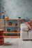Vliestapete Tropisch Floral Blau Rosa Glanz 79108-2 Zimmer 5