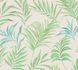 Vliestapete Tropisch Floral Creme Grün Glanz 79108-4 7