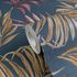 Vliestapete Tropisch Floral Blau Rot Glanz 79108-5 Detail 3