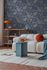 Vliestapete Tropisch Floral Blau Rot Glanz 79108-5 Wohnzimmer 6
