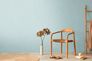 Vliestapete Einfarbig Textiloptik Hellblau 79109-2 Wohnzimmer 6