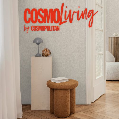 Vliestapete Einfarbig Textiloptik Hellgrau 79109-3 COSMOLiving