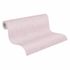Vliestapete Einfarbig Textiloptik Rosa Metallic 79109-4 Rolle 2