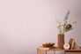Vliestapete Einfarbig Textiloptik Rosa Metallic 79109-4 Raum 4