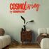 Vliestapete Einfarbig Textiloptik Schwarz 79110-5 COSMOLiving 1