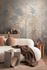 Fototapete Vlies Wald Aquarell Bäume Blau Beige 79144-7 Raum 1