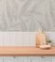 Vliestapete Blätter Grau Silber Metallic 79096-4 Stube 7