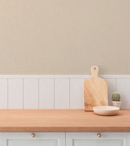 Vliestapete Uni Struktur Modern Beige Creme 79098-4 Stube