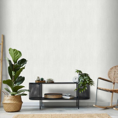 Vliestapete Uni Putzoptik Industrial Hellgrau 10534-31 Raum