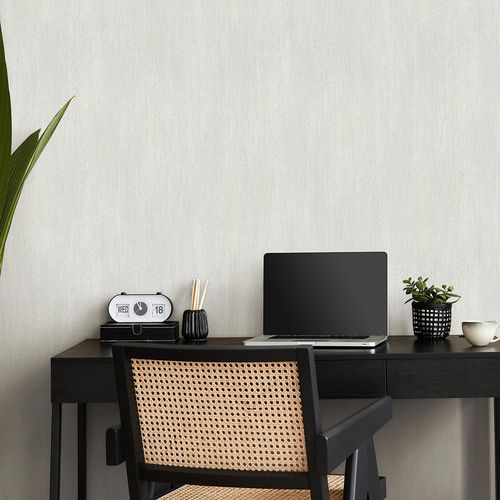 Vliestapete Uni Putzoptik Industrial Grau Beige 10534-38 Raum