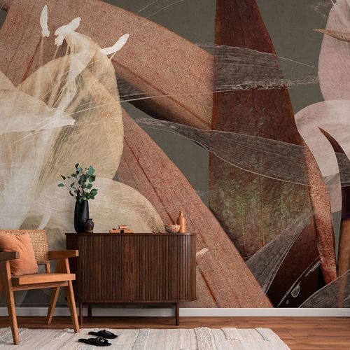 Guido Maria Kretschmer Fototapete Floral Braun Grau Raum