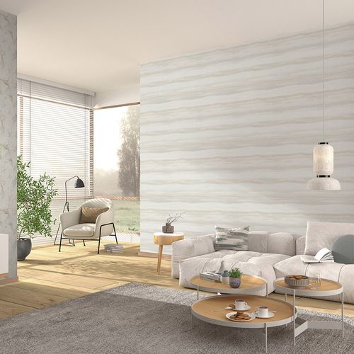 Vliestapete Aquarell Creme Beige Braun Glitzer 10515-38 Zimmer