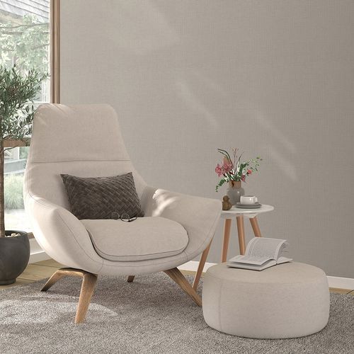 Vliestapete Uni Textiloptik Braun Grau Glitzer 10539-38 Zimmer