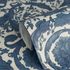 Versace Vliestapete Floral Creme Dunkelblau 79135-4 Detail 4