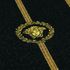 Versace Vliestapete Streifen Schwarz Gold Metallic 79173-2 Zoom 5