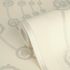 Versace Vliestapete Kreise Creme Silber Metallic 79175-2 Detail 4