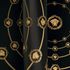 Versace Vliestapete Kreise Schwarz Gold Metallic 79175-5 Rolle 6