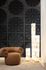 Versace Vliestapete Kreise Schwarz Grau Glanz 79175-6 Zimmer 3