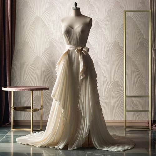 Tapete Papis Loveday Fächer Abstrakt Creme Grau 35848 Raum