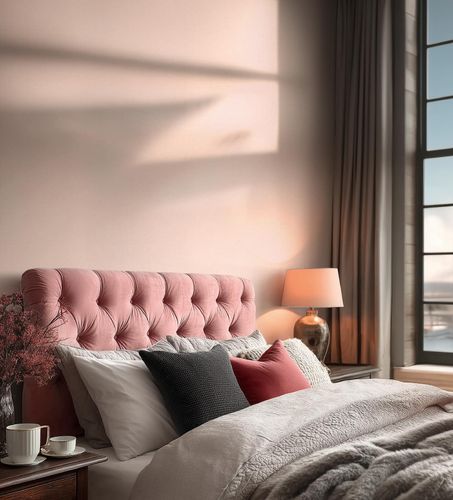 Vliestapete Uni Textiloptik Struktur Rosa 79202-2 Raum