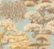 Vliestapete Waldmotiv Tropisch Blau Beige 79161-4 2