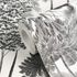 Vliestapete Bäume Dschungel Weiß Schwarz 79162-5 Detail 4