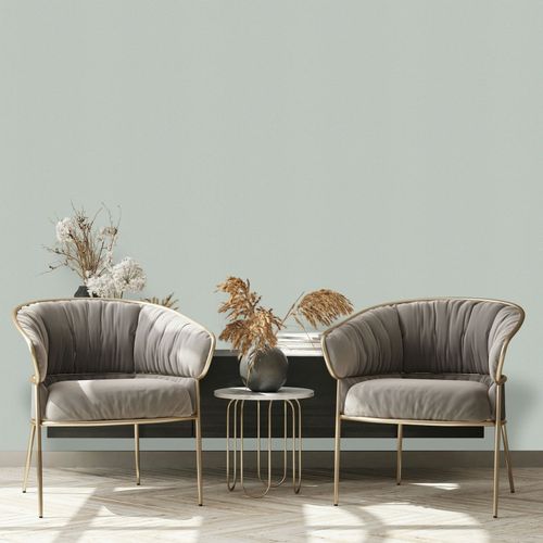 Vliestapete Einfarbig Textiloptik Struktur Hellgrau 82487 Zimmer