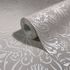 Vliestapete Floral Ornamente Beige Grau Metallic 82512 Detail 4