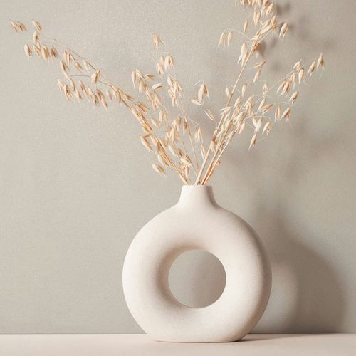 Vliestapete Einfarbig Struktur Modern Beige Creme 82526 Zimmer