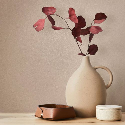 Vliestapete Einfarbig Struktur Modern Beige 82527 Zimmer