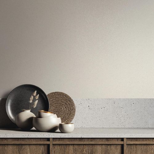 Vliestapete Einfarbig Struktur Modern Cremeweiß 82530 Zimmer