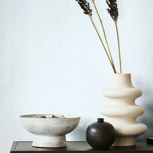 Vliestapete Einfarbig Putzoptik Struktur Hellblau 82559 Zimmer